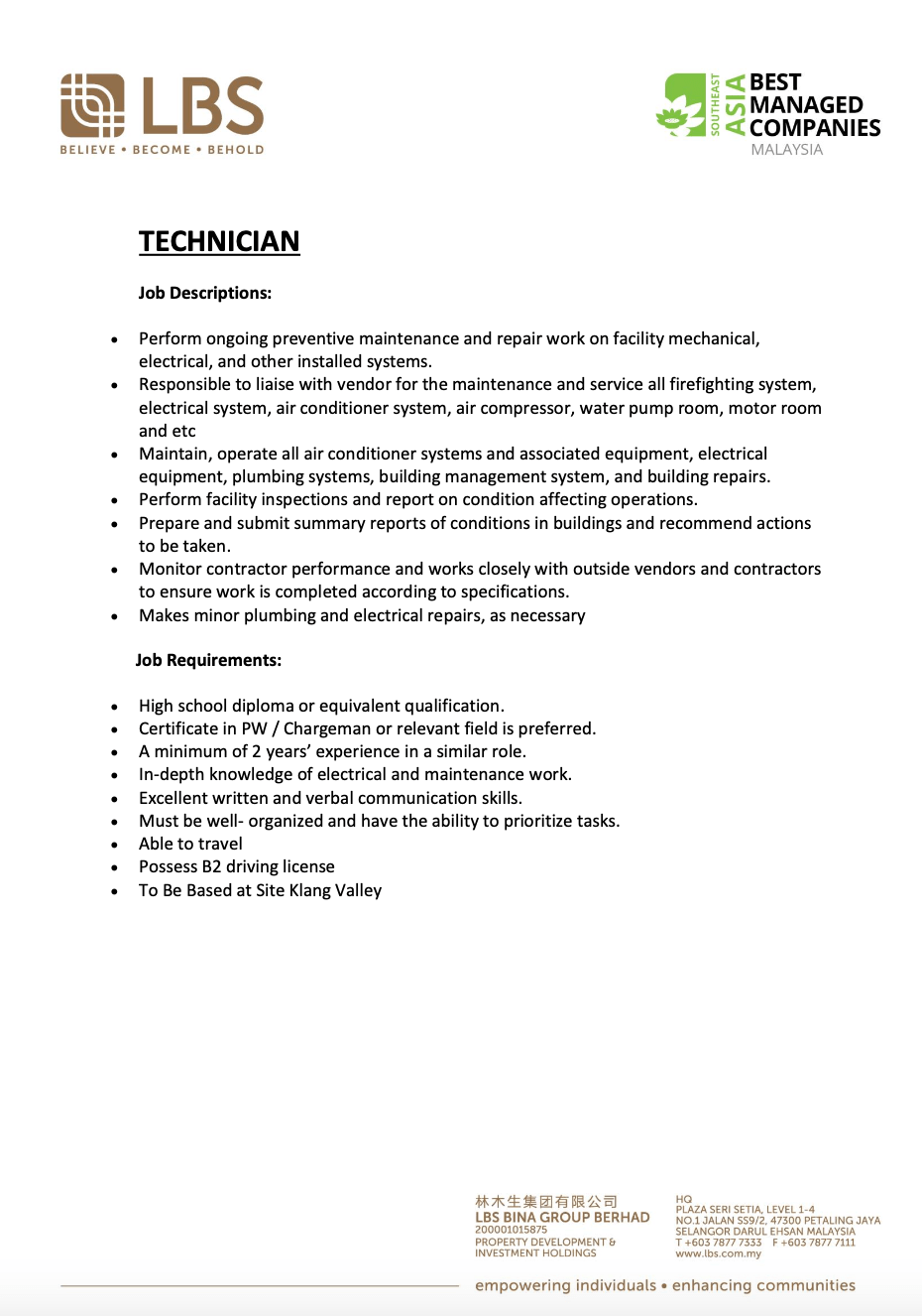 Technician 
